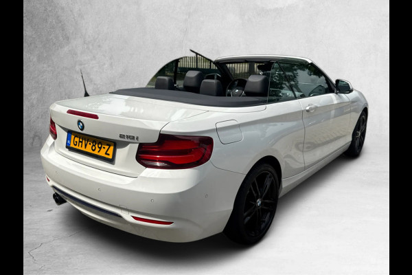 BMW 2 Serie Cabrio 218i High Executive (Goed OnderH, Navi, StoelV, Cruise Con, Parkeersensoren, Etc)