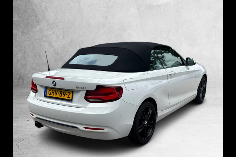 BMW 2 Serie Cabrio 218i High Executive (Goed OnderH, Navi, StoelV, Cruise Con, Parkeersensoren, Etc)