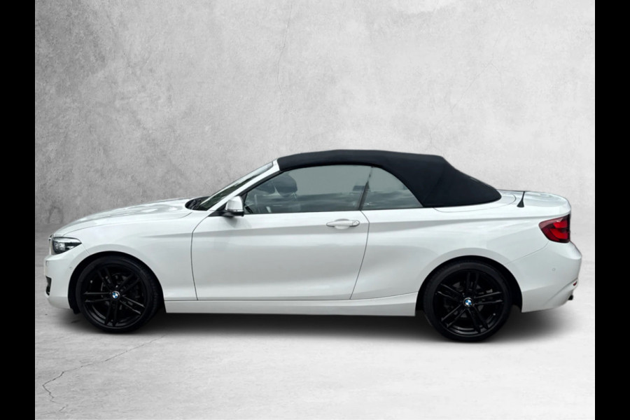 BMW 2 Serie Cabrio 218i High Executive (Goed OnderH, Navi, StoelV, Cruise Con, Parkeersensoren, Etc)