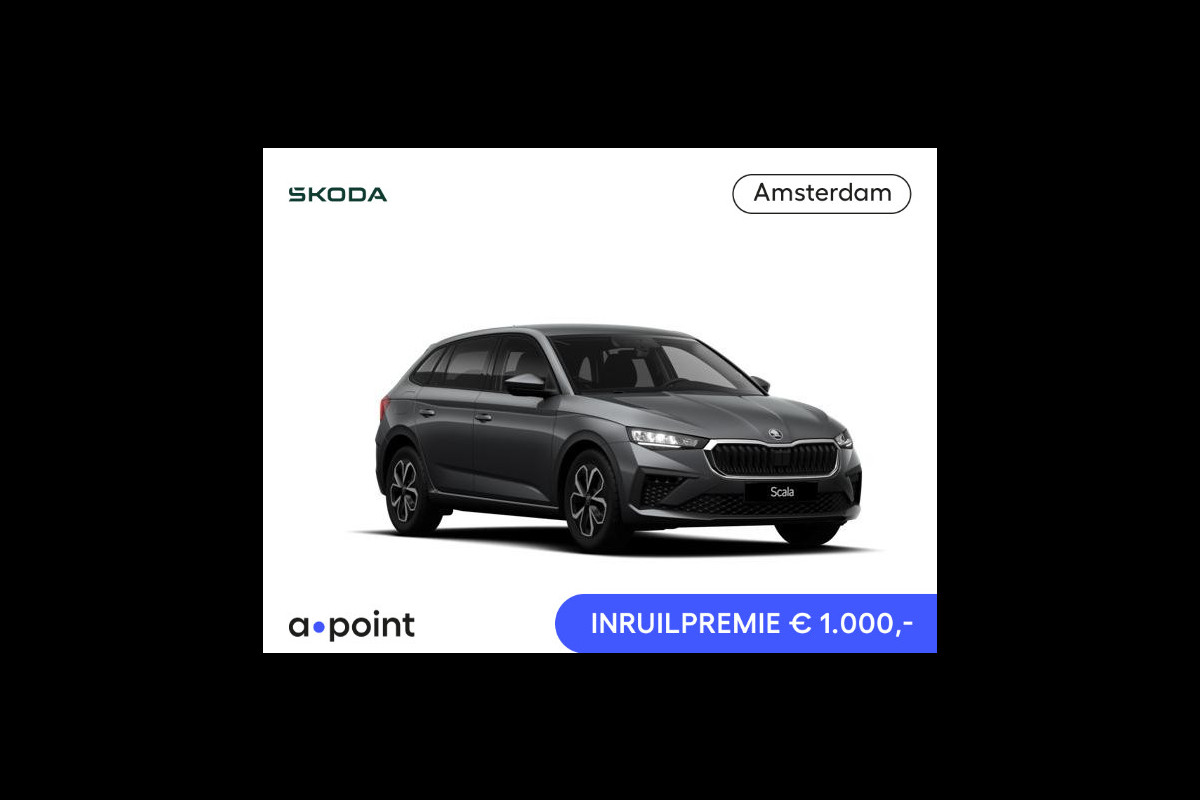 Škoda SCALA 1.0 TSI Edition DSG | Travel Assist | Stoel- en stuurverwarming| Trekhaak | Draadloos laden | 16 inch lichtmetalen velgen|
