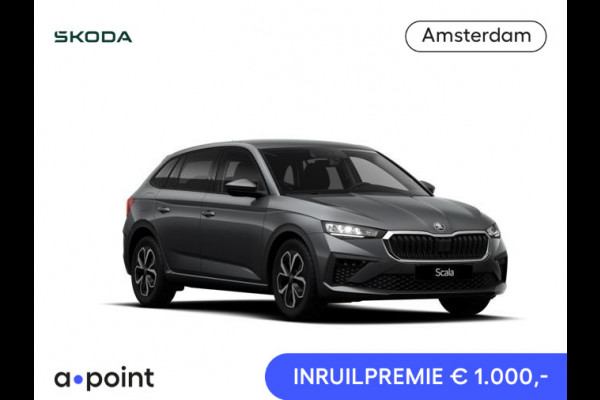 Škoda SCALA 1.0 TSI Edition DSG | Travel Assist | Stoel- en stuurverwarming| Trekhaak | Draadloos laden | 16 inch lichtmetalen velgen|