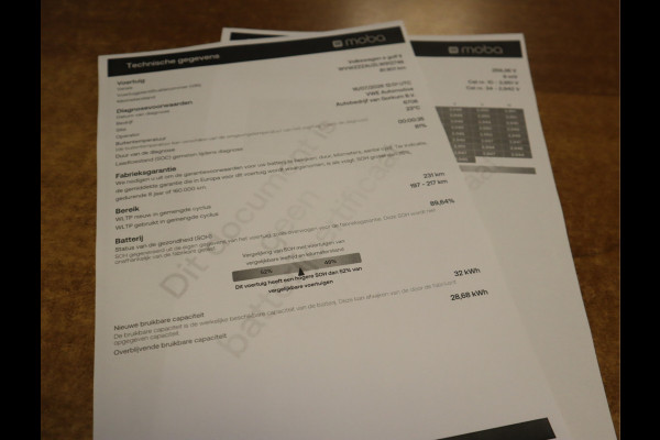 Volkswagen e-Golf E-DITION Navi / Climate / Pdc / Elekramen / Adap-Cruise / App-connect / SOH 89.64% /  Voldoende Apk /