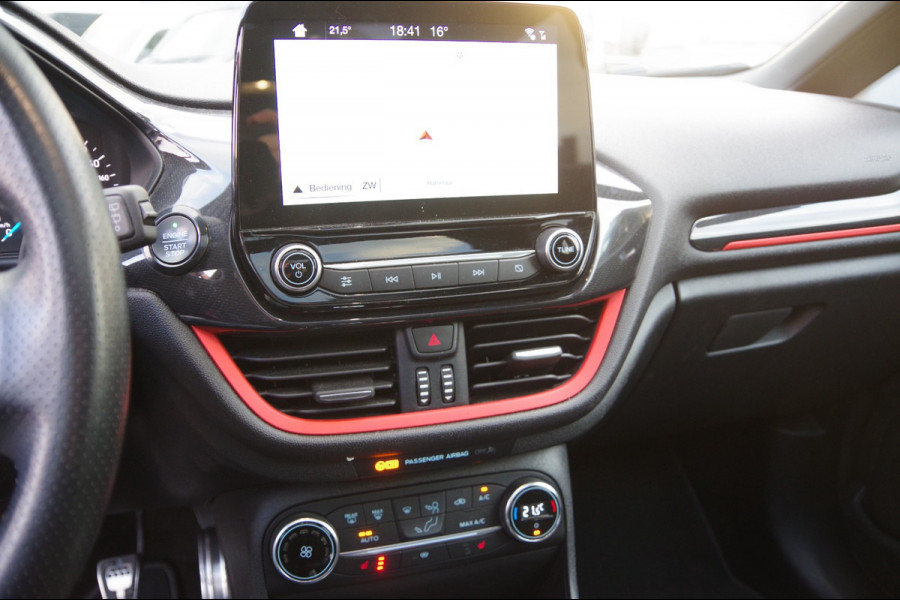 Ford Fiesta 1.0 EcoBoost Vignale ST-line 125PK, PANO, STOELVERWARMING, ADAPT. CRUISE, CLIMA, NAVI, PARKEERSENSOREN