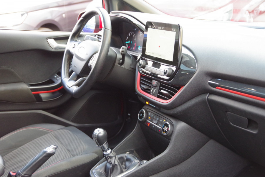 Ford Fiesta 1.0 EcoBoost Vignale ST-line 125PK, PANO, STOELVERWARMING, ADAPT. CRUISE, CLIMA, NAVI, PARKEERSENSOREN