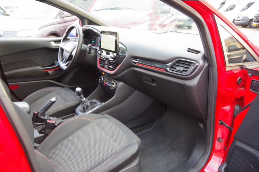 Ford Fiesta 1.0 EcoBoost Vignale ST-line 125PK, PANO, STOELVERWARMING, ADAPT. CRUISE, CLIMA, NAVI, PARKEERSENSOREN