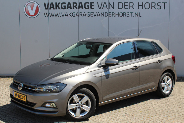 Volkswagen Polo 1.0-95pk TSI Comfortline. Mooie 5drs. VW Polo voor nog jaren rijplezier ! Airco, adaptieve cruise cntrl, navigatie, bluetooth tel. voorb., Apple Carplay/Android auto, LM wielen, 4x USB uitg., metallic lak, camera etc.