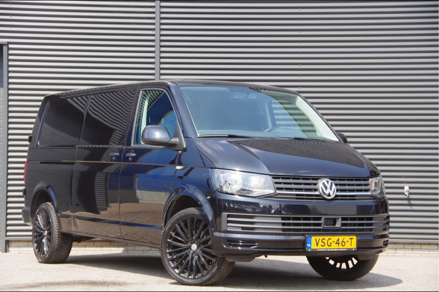 Volkswagen Transporter 2.0 TDI L2 EURO 6! 150PK, 2X SCHUIFDEUR, TREKHAAK, 20'' LMV, STOELVERWARMING, STANDKACHEL, CRUISE, AIRCO