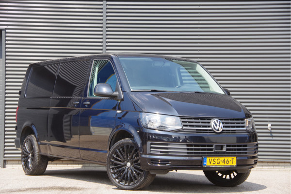 Volkswagen Transporter 2.0 TDI L2 EURO 6! 150PK, 2X SCHUIFDEUR, TREKHAAK, 20'' LMV, STOELVERWARMING, STANDKACHEL, CRUISE, AIRCO