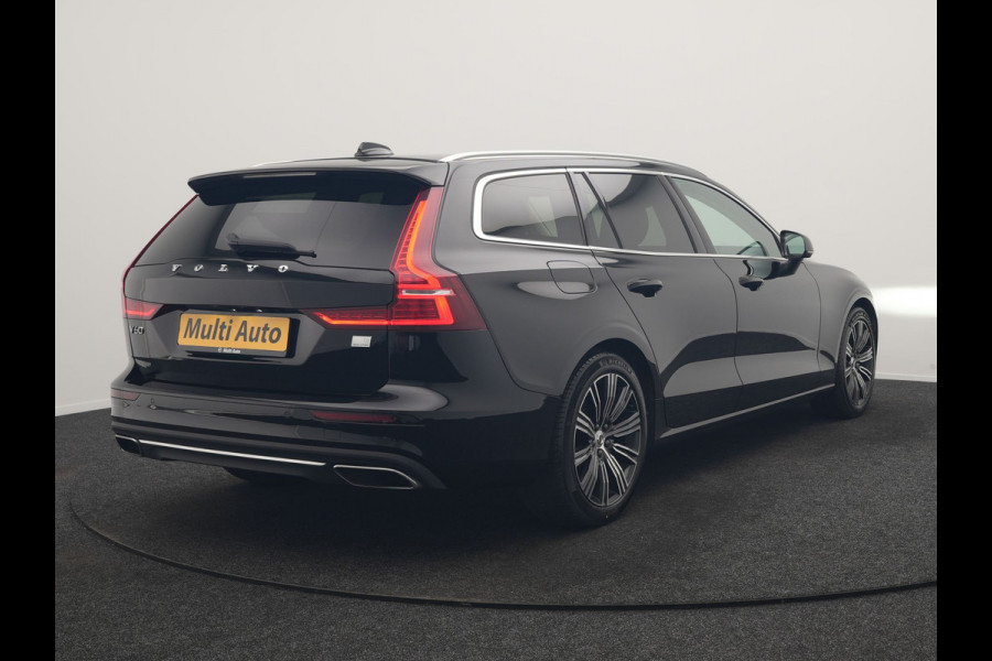 Volvo V60 T6 Recharge AWD Inscription PHEV 340pk Dealer O.H | Trekhaak Af Fabriek | Camera | Harman / Kardon | Lederen Sportstoelen Verwarmd | Cruise Control | Apple Carplay | Stuurverwarming | Keyless | Virtual | Navigatie | DAB | 18"L.M |