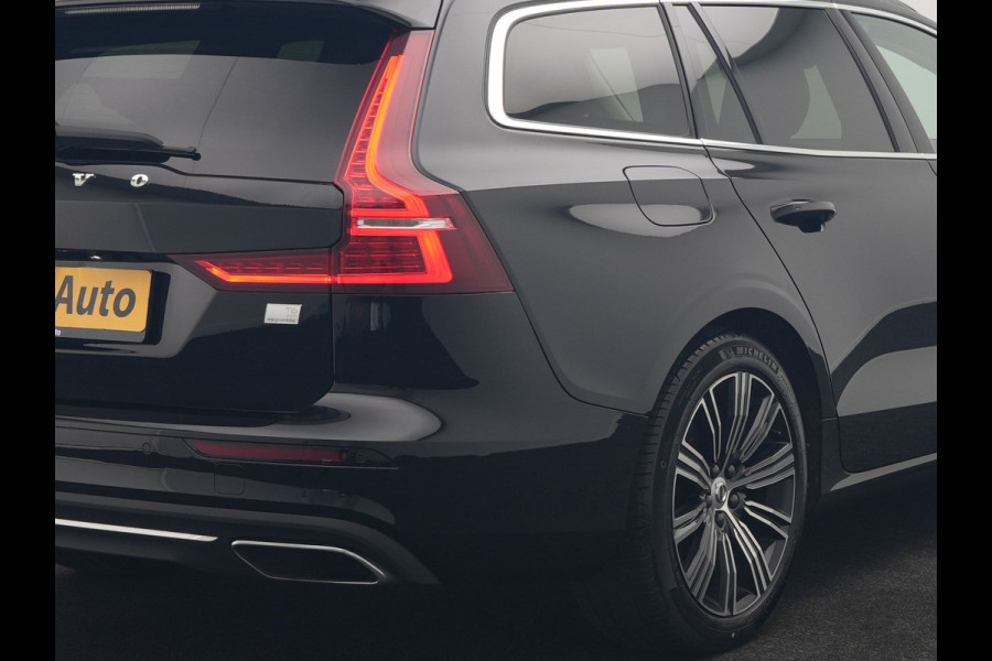 Volvo V60 T6 Recharge AWD Inscription PHEV 340pk Dealer O.H | Trekhaak Af Fabriek | Camera | Harman / Kardon | Lederen Sportstoelen Verwarmd | Cruise Control | Apple Carplay | Stuurverwarming | Keyless | Virtual | Navigatie | DAB | 18"L.M |