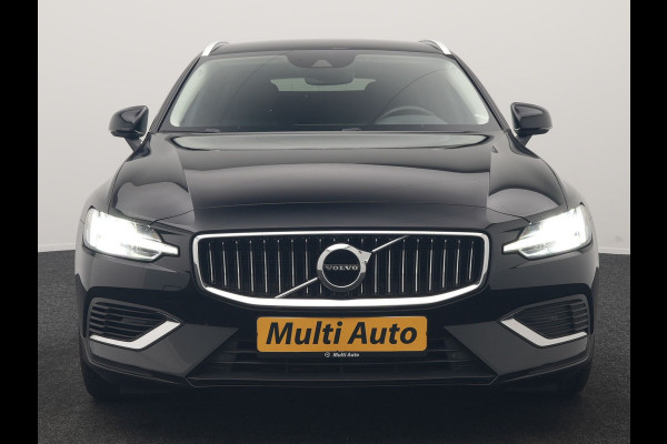 Volvo V60 T6 Recharge AWD Inscription PHEV 340pk Dealer O.H | Trekhaak Af Fabriek | Camera | Harman / Kardon | Lederen Sportstoelen Verwarmd | Cruise Control | Apple Carplay | Stuurverwarming | Keyless | Virtual | Navigatie | DAB | 18"L.M |