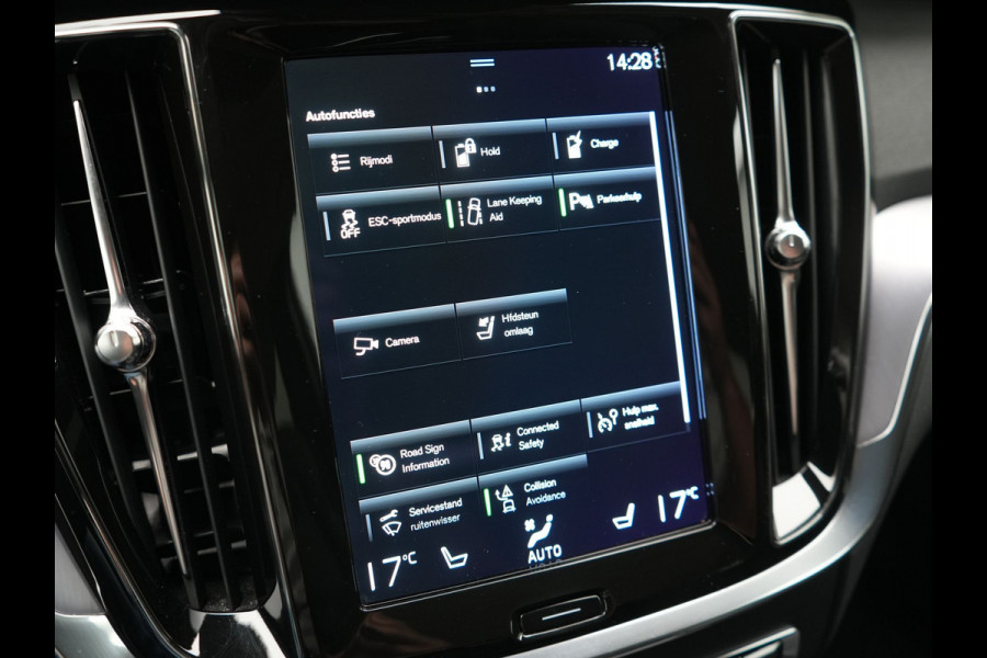 Volvo V60 T6 Recharge AWD Inscription PHEV 340pk Dealer O.H | Trekhaak Af Fabriek | Camera | Harman / Kardon | Lederen Sportstoelen Verwarmd | Cruise Control | Apple Carplay | Stuurverwarming | Keyless | Virtual | Navigatie | DAB | 18"L.M |