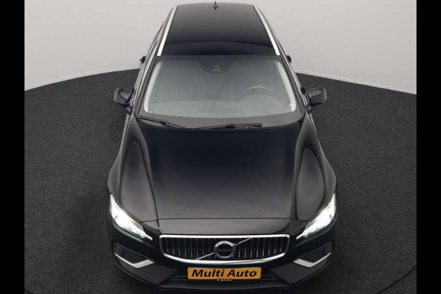 Volvo V60 T6 Recharge AWD Inscription PHEV 340pk Dealer O.H | Trekhaak Af Fabriek | Camera | Harman / Kardon | Lederen Sportstoelen Verwarmd | Cruise Control | Apple Carplay | Stuurverwarming | Keyless | Virtual | Navigatie | DAB | 18"L.M |