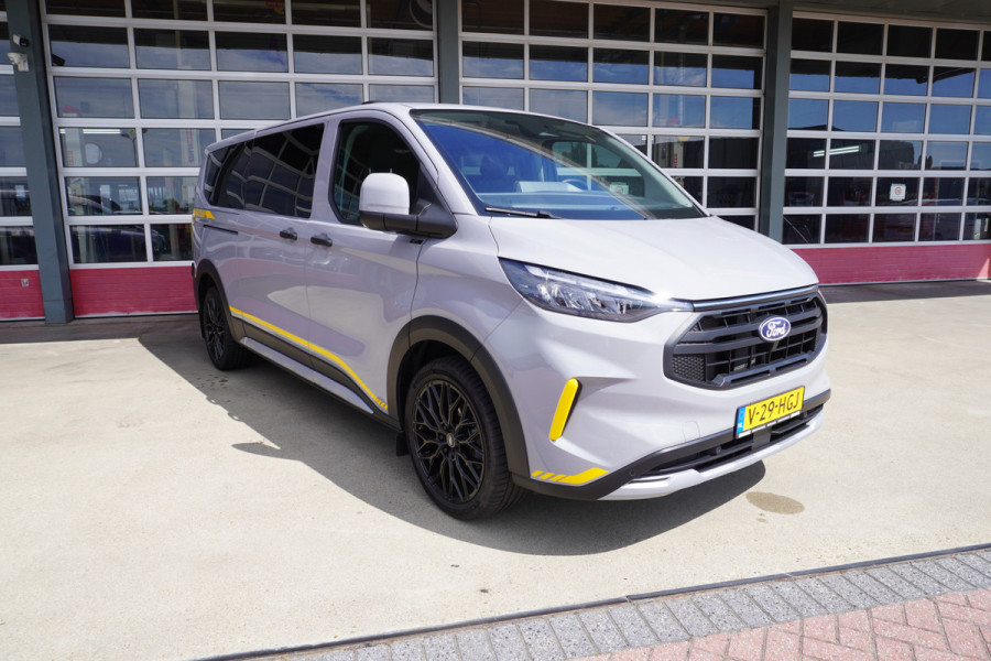 Ford Transit Custom 320L 2.0 TDCI 136PK L2H1 Trail DubbelCabine Schuifdeur L/R Nr. V090 | Airco | Adap | Navi| Camera | Blis | LM velgen | DEMO