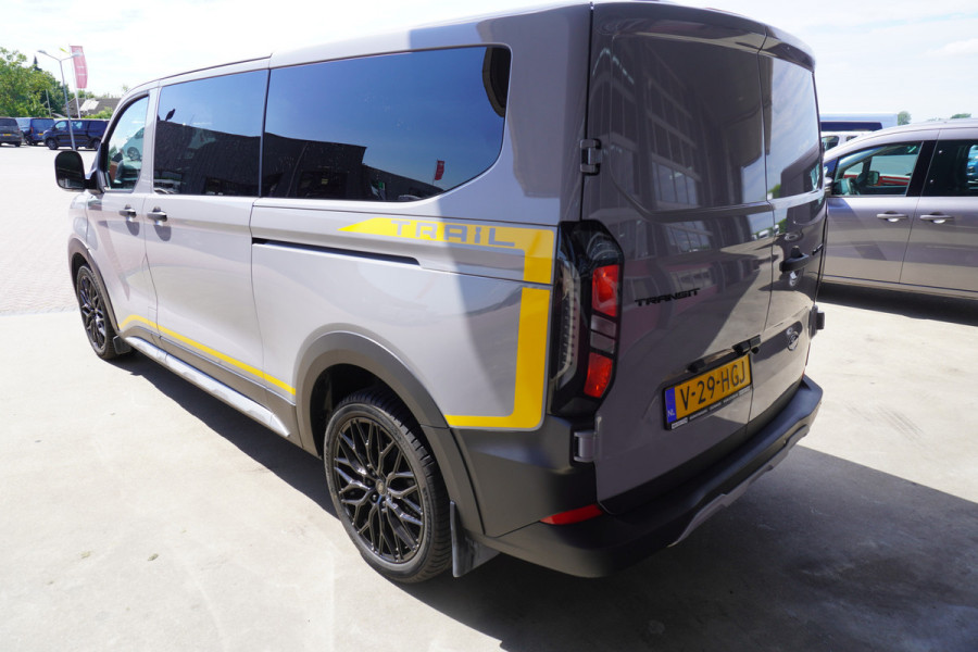 Ford Transit Custom 320L 2.0 TDCI 136PK L2H1 Trail DubbelCabine Schuifdeur L/R Nr. V090 | Airco | Adap | Navi| Camera | Blis | LM velgen | DEMO