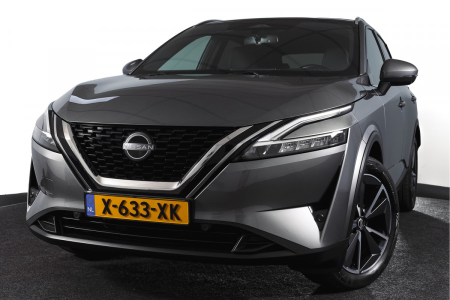 Nissan QASHQAI 1.3 MHEV 140 PK Tekna Orig. NL | Panodak | Elek. Stoel | Elek. Klep | Adapt. Cruise | PDC | 360 Camera | NAV + App. Connect | ECC | Trekhaak | LM 19" |