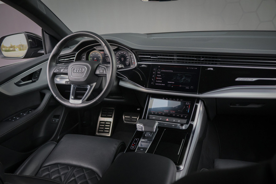 Audi Q8 55 TFSI e quattro Pro Line S | ADAPTIVE CRUISE | 360 CAMERA | MASSAGE | STOELVERWARMING & VERKOELING | STUURVERWARMING | SFEERVE ADAPTIVE