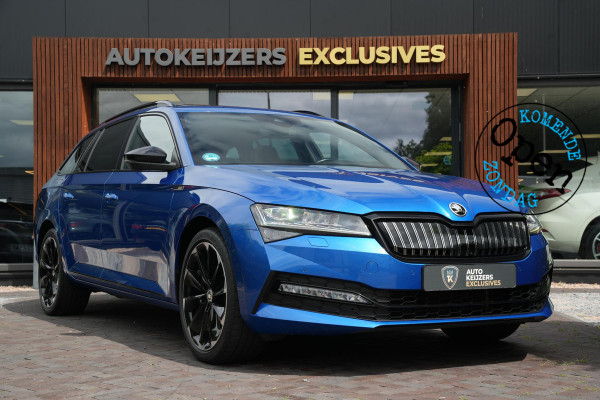 Škoda Superb Combi 1.4 iV Sportline Panoramadak Canton 360 Camera Keyless Dab+ Side Assist Leder Alcantara Stoelverwarming