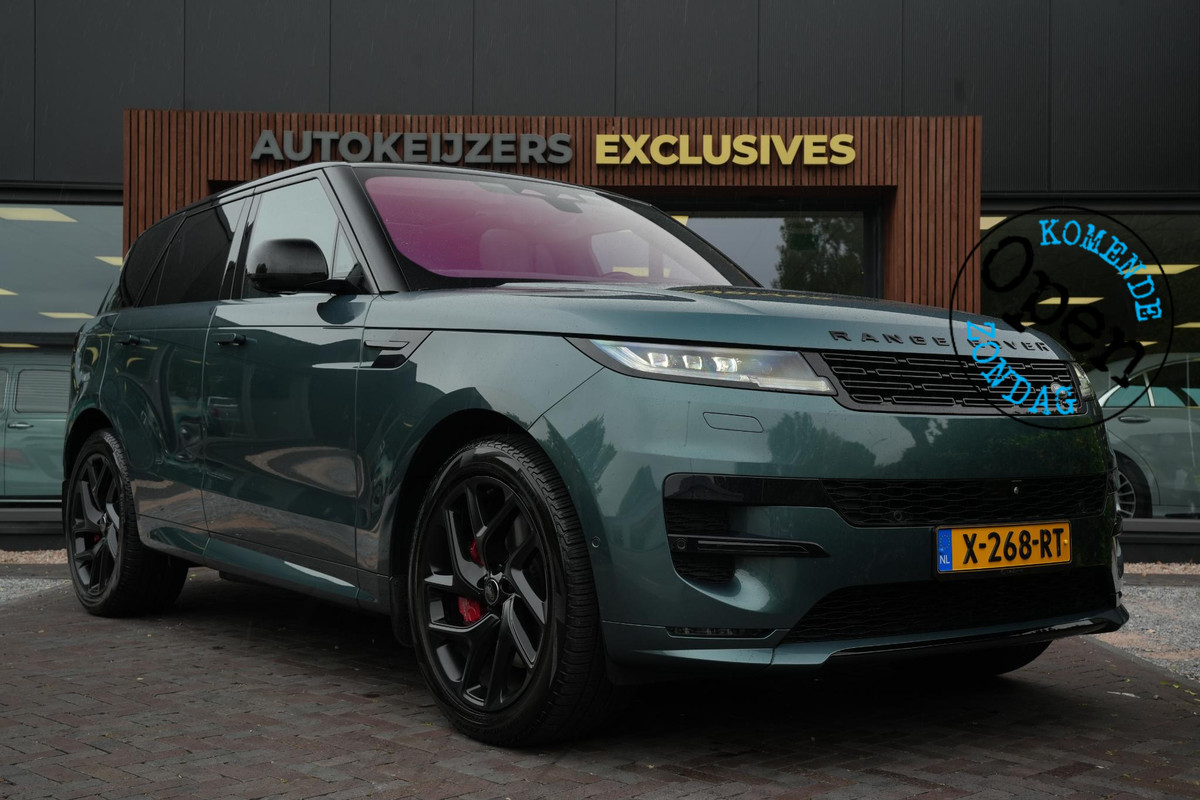 Land Rover Range Rover Sport 3.0 P510e First Edition Panoramadak Massage Meridian HeadUp Ambient 22''LM