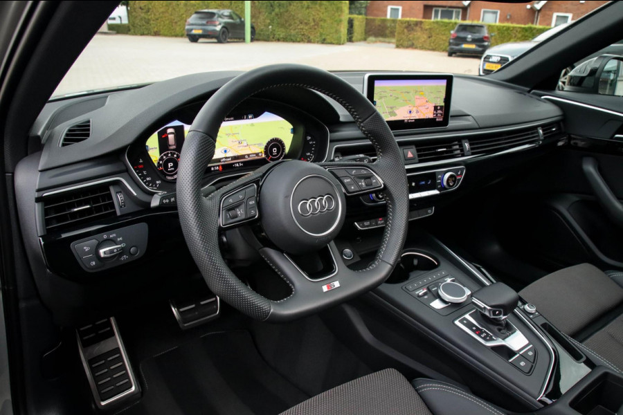 Audi A4 Avant 40 2.0TFSI S line Black Edition Facelift 190pk S-Tronic! 1e Eig|DLR|Panoramadak|Virtual Cockpit|Leder|LED|Black|19