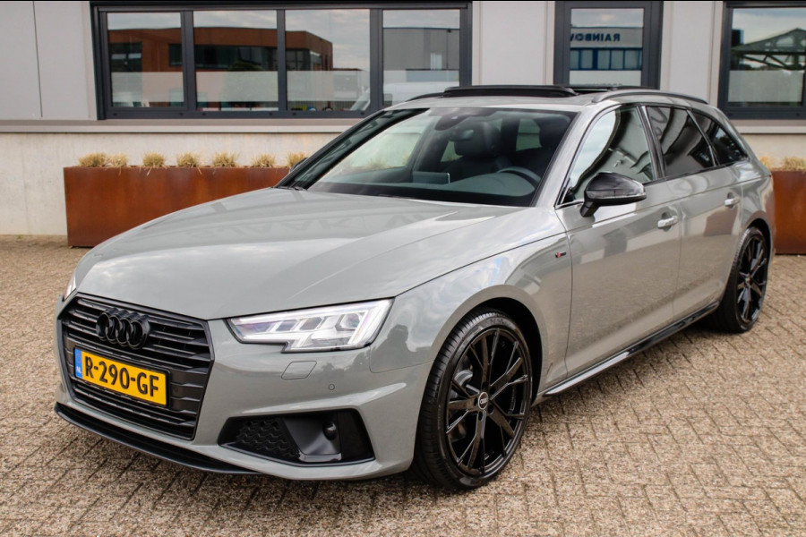 Audi A4 Avant 40 2.0TFSI S line Black Edition Facelift 190pk S-Tronic! 1e Eig|DLR|Panoramadak|Virtual Cockpit|Leder|LED|Black|19