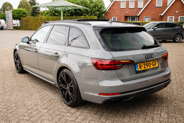 Audi A4 Avant 40 2.0TFSI S line Black Edition Facelift 190pk S-Tronic! 1e Eig|DLR|Panoramadak|Virtual Cockpit|Leder|LED|Black|19