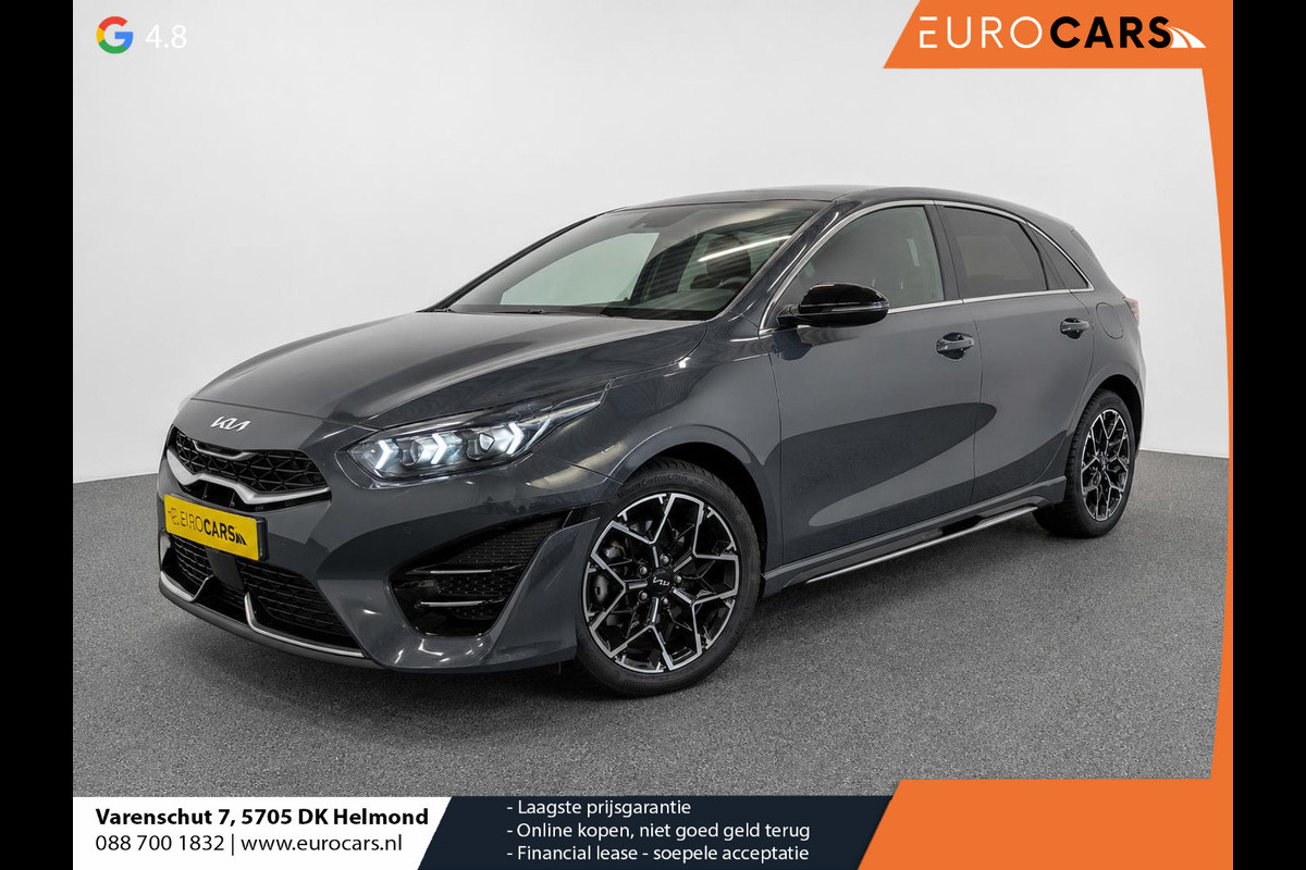 Kia Ceed 1.0 T-GDi GT-Line Panoramadak Navigatie Apple Carplay Android Auto Camera Parkeerhulp achter Adaptive Cruise Control Stoel- en stuurverwarming Stoelventilatie Dodehoekassistent Climate Control Lichtmetalen velgen