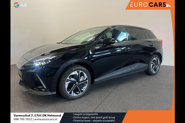 MG Mg4 electric Luxury 64 kWh SOH 95,5% Navigatie Apple Carplay Android Auto Camera Parkeerhulp Adaptive Cruise Control Stoel- en stuurverwarming Climate Control Lichtmetalen velgen