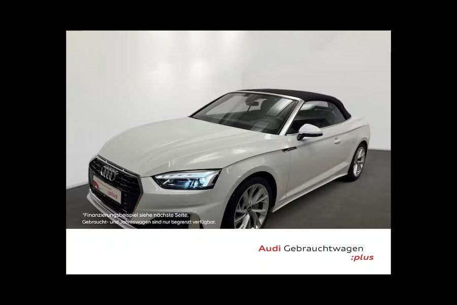 Audi A5 Cabriolet 40 Tfsi (150kW/204pk) ** MATRIX, ACC, LEDER, NEKVERW, MASSAGE, 18-inch LMV, ** UFALLFREI - AUDI ONDERH. ** ** INFORMEER OOK NAAR ONZE AANTREKKELIJKE FINANCIAL-LEASE TARIEVEN **