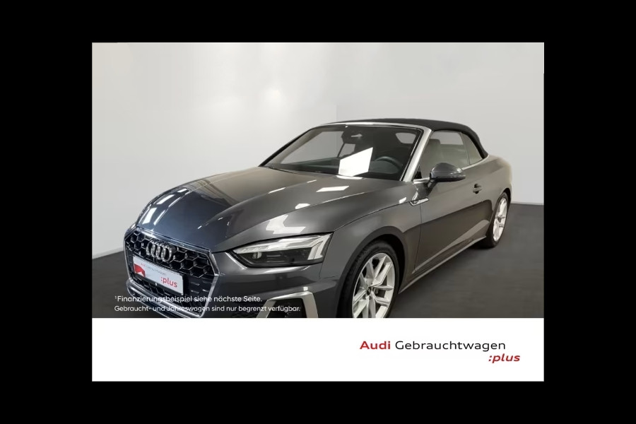 Audi A5 Cabriolet 40 Tfsi S-LINE (150kW/204pk) ** MATRIX, S-SPORTST, B&O SOUND,, ACC, HuD, 18-inch LMV, ** 1e EIG - UFALLFREI ** ** INFORMEER OOK NAAR ONZE AANTREKKELIJKE FINANCIAL-LEASE TARIEVEN **
