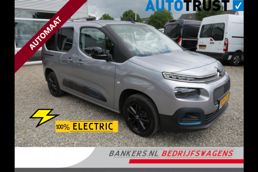 Citroën E-Berlingo Shine MPV 50kWh SOH 93,5% Airco trekhaak incl. btw