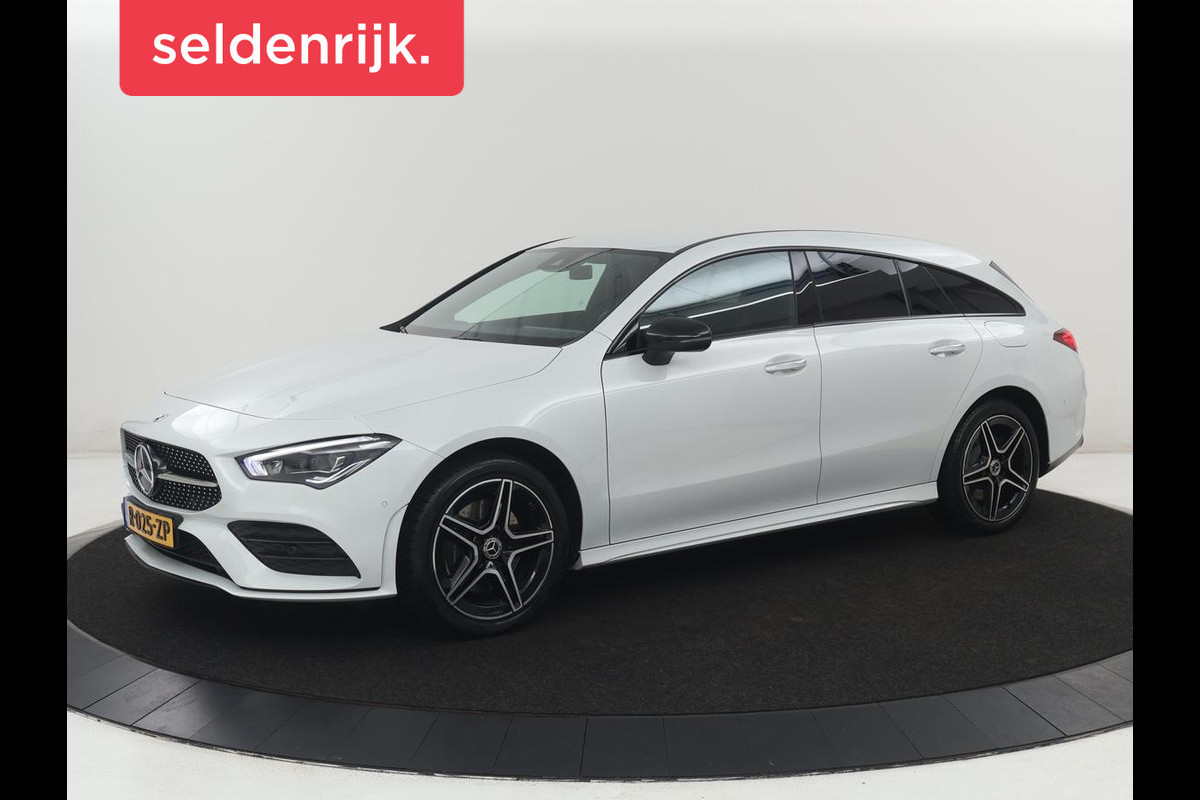 Mercedes-Benz CLA-Klasse Shooting Brake 250 e AMG Line | SOH 92.9% | Trekhaak | Leder | Camera | Carplay | Park assist | Cruise control | Sfeerverlichting | Stoelverwarming | Full LED | Climate control |