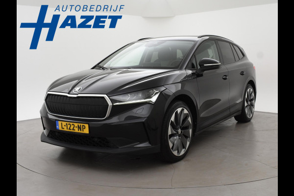 Škoda ENYAQ iV 60 FIRST EDITION + CHRYSTAL LIGHTNING | 21 INCH | ADAPTIVE CRUISE | MEMORY | SFEERVERLICHTING