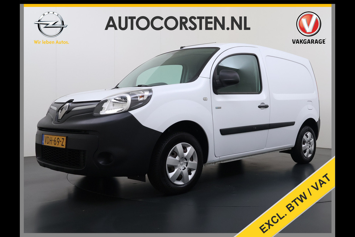 Renault Kangoo Z.E. SOH 92% Incl.accu Navi Pdc Usb CruiseControl Schuifdeur Rechts Bluetooth Elek.Ramen/Spiegels Airco Boordcomputer Radio/CD