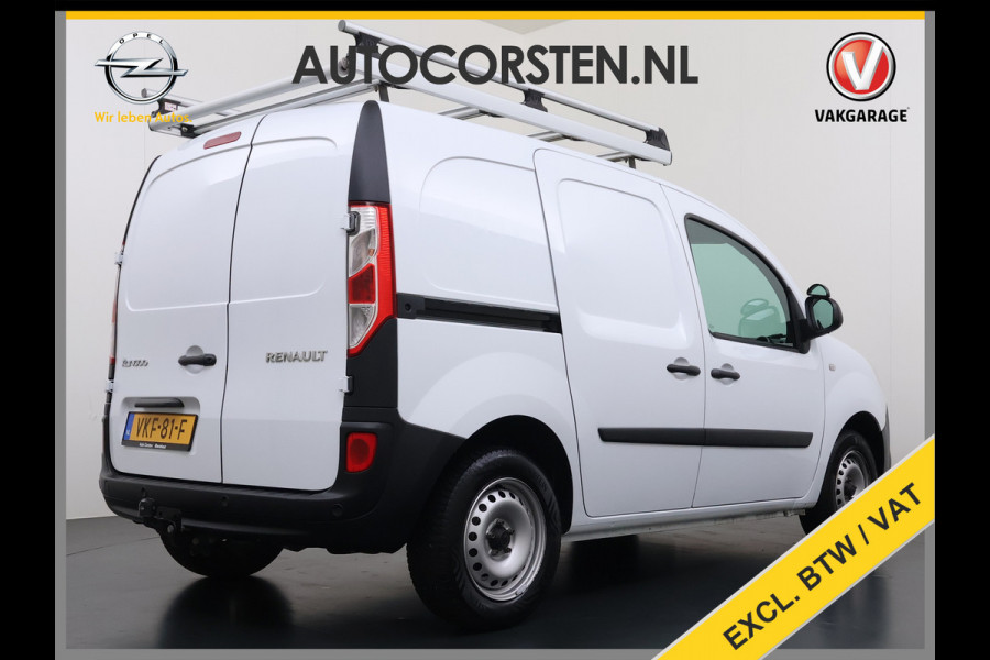 Renault Kangoo 1.5dCi 81PK Navi Euro 6 Trekhaak Imperiaal Airco Cruise Control Bluetooth Pdc Inbouwkasten Betonplex Vloer Wandbetimmering Schuifdeur 1e Eigenaar Origineel Nederlandse Auto
