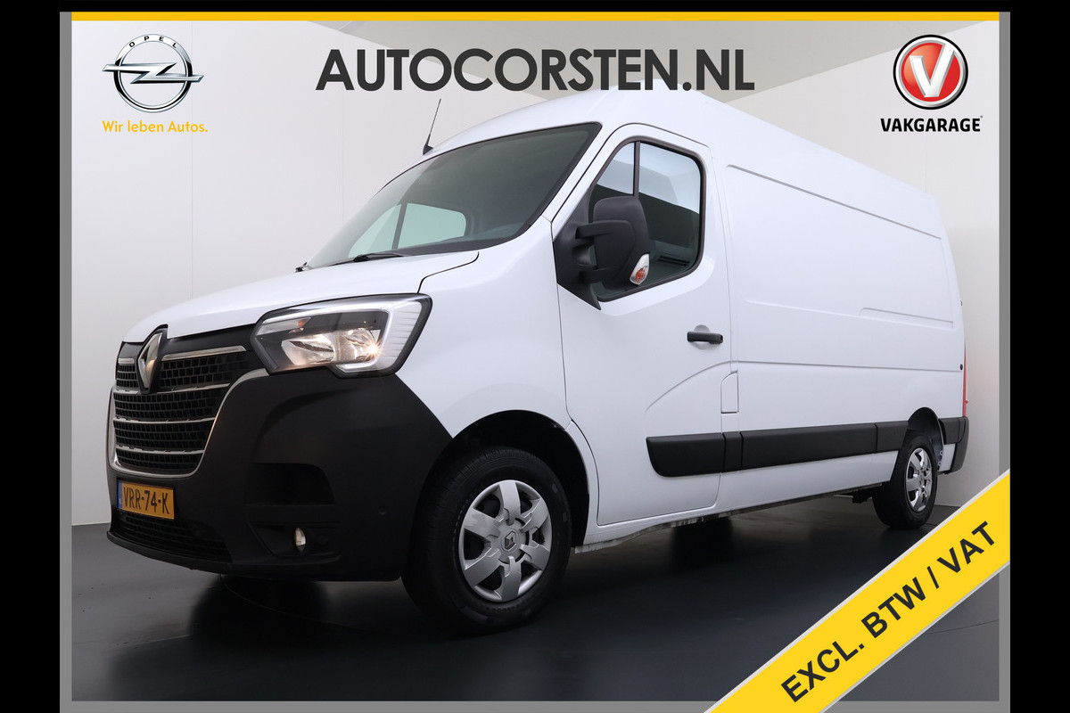 Renault Master T35 2.3 dCi 150 L2H2 Camera Navi Dab Trekhaak Lane-dep. Treeplanken Apple/Android CruiseControl Pdc Elek.Ramen/Spiegels Aut.Verlichting Start/Stop Armsteun Mistlampen Energy Comfort