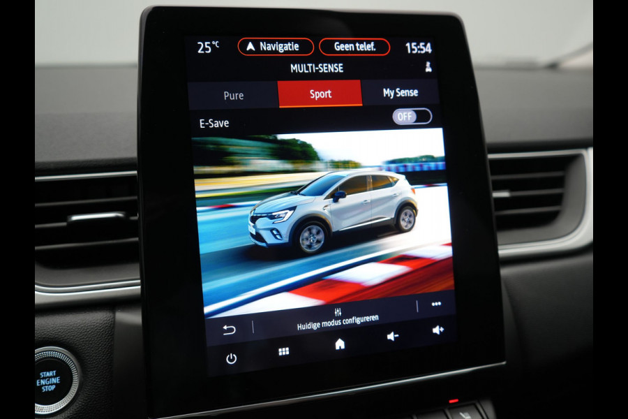 Renault Captur 1.6 E-Tech PHEV Intens 160pk | Camera | Apple Carplay | Cruise Control | Keyless | Sportstoelen Verwarmd | Virtual | Navigatie | DAB | 18"L.M | | Plug In Hybrid |
