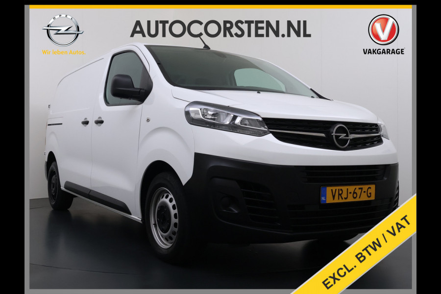 Opel Vivaro 2.0D145pk L2H1 3-Pers.Trekh.Navi PDC Apple Carplay Android EURO6 Airco Cruise Control Edition CDTi Regen-Lichtsensor Betonplex Vloer Wandbetimmering Schuifdeur 2.500KG Trekgewicht Origineel Nederlandse Bus
