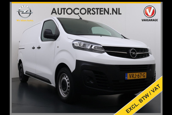 Opel Vivaro 2.0D145pk L2H1 3-Pers.Trekh.Navi PDC Apple Carplay Android EURO6 Airco Cruise Control Edition CDTi Regen-Lichtsensor Betonplex Vloer Wandbetimmering Schuifdeur 2.500KG Trekgewicht Origineel Nederlandse Bus