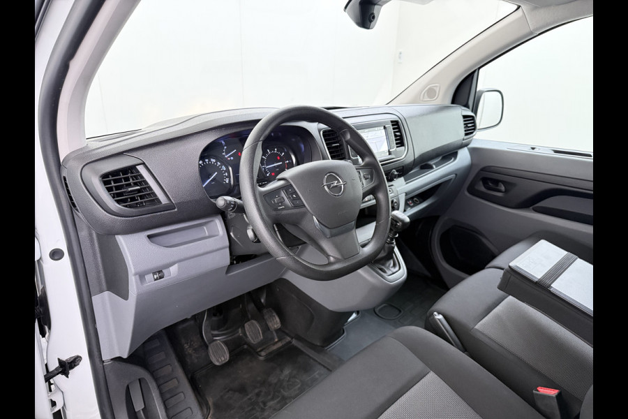 Opel Vivaro 2.0D145pk L2H1 3-Pers.Trekh.Navi PDC Apple Carplay Android EURO6 Airco Cruise Control Edition CDTi Regen-Lichtsensor Betonplex Vloer Wandbetimmering Schuifdeur 2.500KG Trekgewicht Origineel Nederlandse Bus