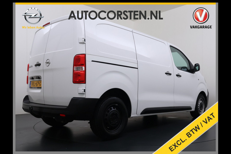Opel Vivaro 2.0D145pk L2H1 3-Pers.Trekh.Navi PDC Apple Carplay Android EURO6 Airco Cruise Control Edition CDTi Regen-Lichtsensor Betonplex Vloer Wandbetimmering Schuifdeur 2.500KG Trekgewicht Origineel Nederlandse Bus