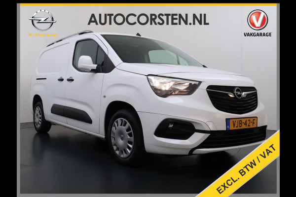 Opel Combo D 131PK L2H1 Navi Camera Trekhaak Euro 6 Dakrails Airco Cruise Control Pdc DAB Edition Schuifdeur Betonplex Vloer Wandbetimmering 1.5D 1.200KG Trekgewicht 1e Eigenaar Zeer compleet!