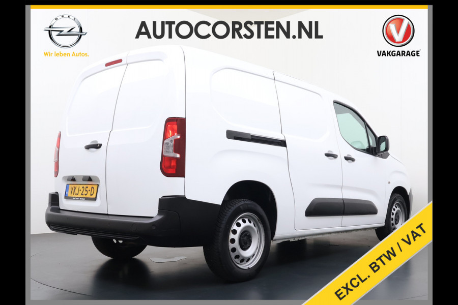 Peugeot Partner 1.5HDI 102PK Lang L2 Navi Airco Apple Carplay Android Auto Cruise Control Pdc Premium Bluetooth DAB Tussenwand Schuifdeur Achterdeuren Euro 6 1e Eigenaar Dealeronderhouden Origineel Nederlandse Auto
