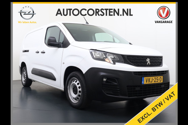 Peugeot Partner 1.5HDI 102PK Lang L2 Navi Airco Apple Carplay Android Auto Cruise Control Pdc Premium Bluetooth DAB Tussenwand Schuifdeur Achterdeuren Euro 6 1e Eigenaar Dealeronderhouden Origineel Nederlandse Auto