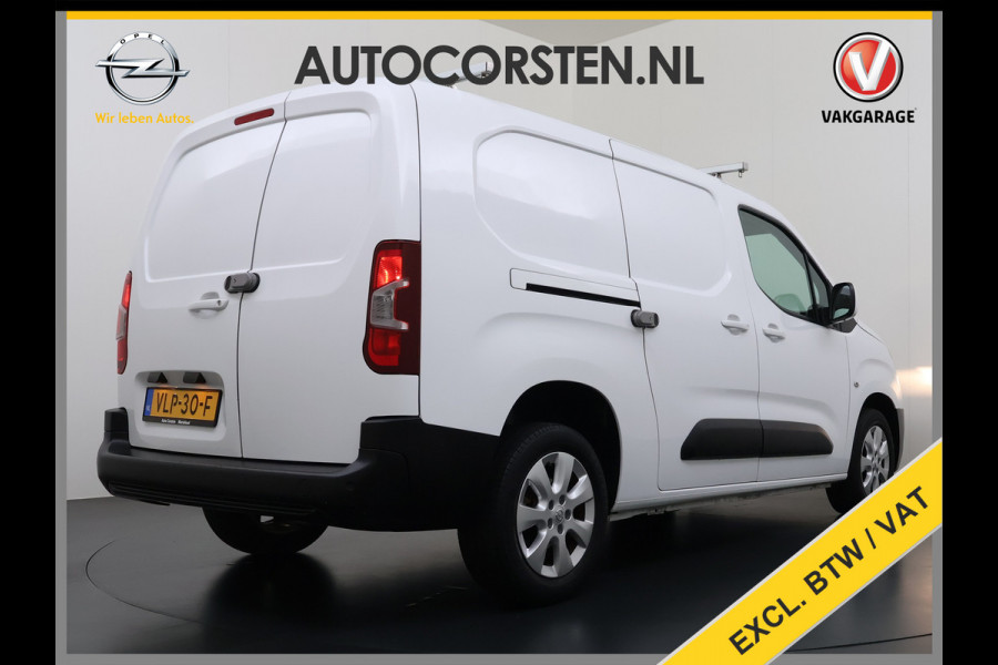 Opel Combo 1.5D 131PK Automaat L2H1 Navi Airco Pdc Dakdragers Apple Carplay Android Auto Cruise DAB Edition Schuifdeur Betonplex Wandbetimmering Bott Inbouwkast Regen-Lichtsensor 1e Eigenaar Origineel Nederlandse Bedrijfswagen