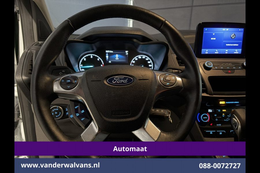 Ford Transit Connect 1.5 EcoBlue 100pk Automaat L2H1 inrichting Euro6 Airco | Camera | Cruisecontrol | Trekhaak Parkeersensoren, Apple Carplay