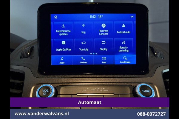 Ford Transit Connect 1.5 EcoBlue 100pk Automaat L2H1 inrichting Euro6 Airco | Camera | Cruisecontrol | Trekhaak Parkeersensoren, Apple Carplay
