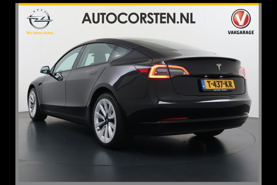 Tesla Model 3 Standard RWD Plus 60kWh Warmtepomp LFP-Accu SOH 93% AMD Ryzen™ ­Stuur+Stoelverwarming Navi Camera's Leder Adap.Cruise Elek.Achte Premium Luidsprekers Lmv 19" Led Panoramadak Google Maps® Elek.Stoelen+Memory 1e Eigenaar Origineel Nederlandse Auto