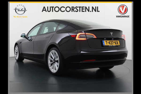 Tesla Model 3 Standard RWD Plus 60kWh Warmtepomp LFP-Accu SOH 93% AMD Ryzen™ ­Stuur+Stoelverwarming Navi Camera's Leder Adap.Cruise Elek.Achte Premium Luidsprekers Lmv 19" Led Panoramadak Google Maps® Elek.Stoelen+Memory 1e Eigenaar Origineel Nederlandse Auto