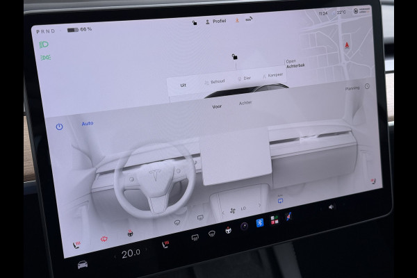Tesla Model 3 Standard RWD Plus 60kWh Warmtepomp LFP-Accu SOH 93% AMD Ryzen™ ­Stuur+Stoelverwarming Navi Camera's Leder Adap.Cruise Elek.Achte Premium Luidsprekers Lmv 19" Led Panoramadak Google Maps® Elek.Stoelen+Memory 1e Eigenaar Origineel Nederlandse Auto